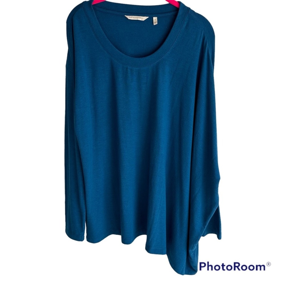 Soft Surroundings Saphire Heather Petelia Ladies Career Pullover, S